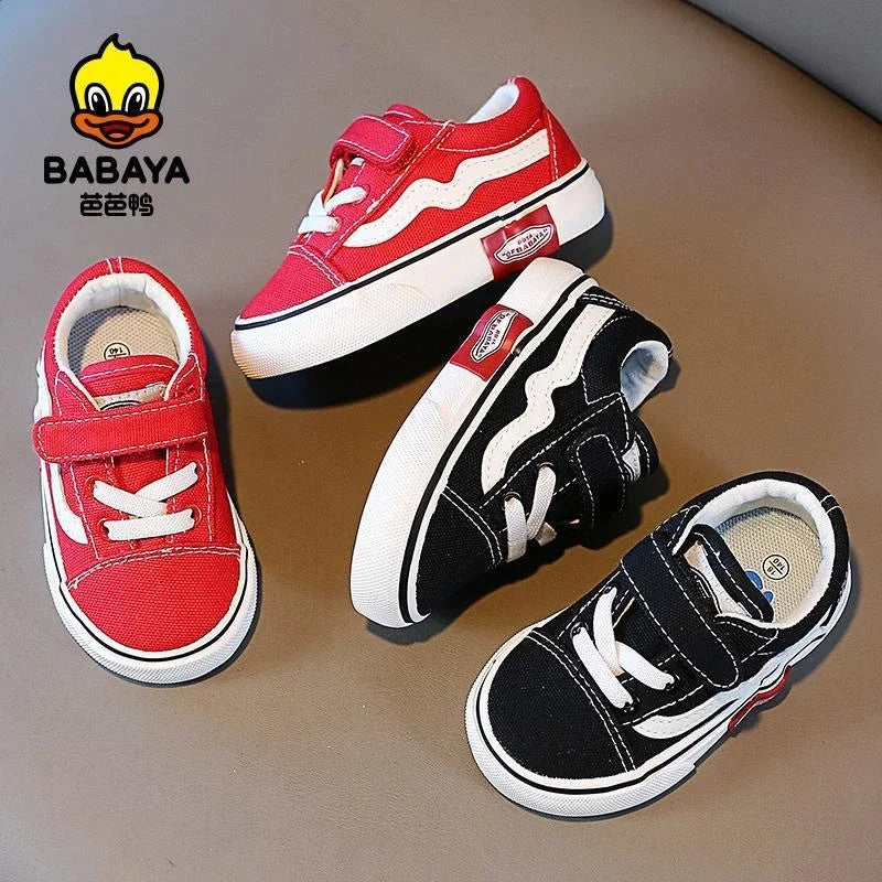 Baby Shoes Children Canvas Shoes 1-3 Year Old Soft Sole Baby Boys and Girls Walking Shoes Breathable Casual Sneakers