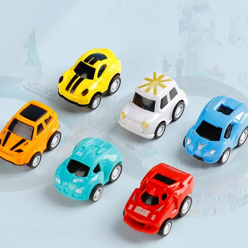 Mini Car Model Toy Pull Back Car Toys Engineering Vehicle Fire Truck Kids Inertia Cars Boy Toys Diecasts Toy for Children Gift