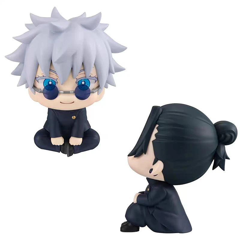 10Cm Jujutsu Kaisen Mini Figures Satoru Gojo Figure Action Geto Suguru Figurine Q Version Anime Model PVC Collection Toys Statue