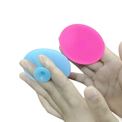 Silicone Shampoo Brush for Baby Infant Bathing Soft Silicone Kids Children Shower Brush Head Hair Washing Massage Bath Brushes