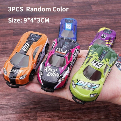 Mini Car Model Toy Pull Back Car Toys Engineering Vehicle Fire Truck Kids Inertia Cars Boy Toys Diecasts Toy for Children Gift