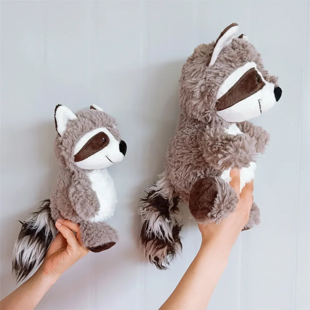 55Cm Kawaii Raccoon Plush Toy Lovely Raccoon Cute Soft Stuffed Animals Doll Pillow for Girls Children Kids Baby Birthday Gift